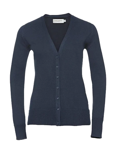 Ladies' V-Neck Knitted Cardigan